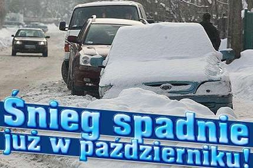 Śnieg spadnie już w październiku!