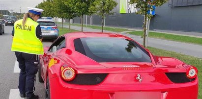 Stop dla ferrari! Kierowca 
popisywał się mocą i stanowił zagrożenie