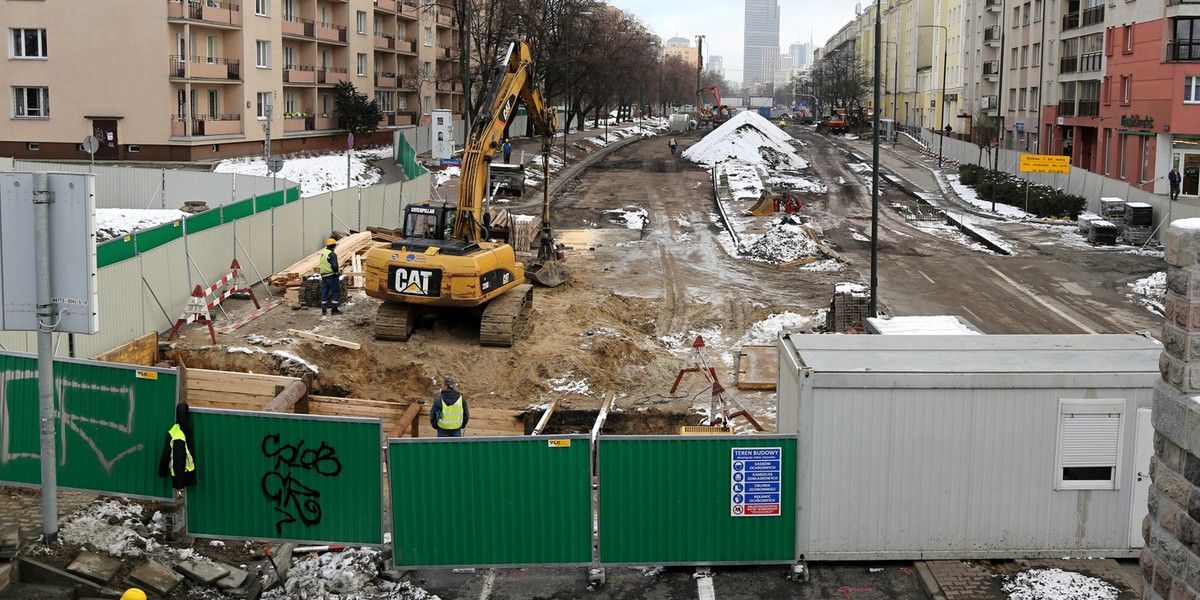 Szczątki na budowie metra