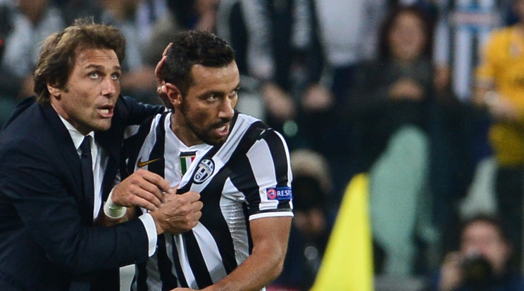 Conte nem csak Quagliarellát, az összes játékosát szigorúan fogta /Fotó: AFP