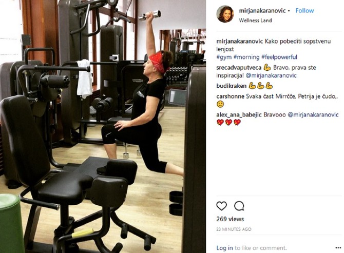 Mirjana sa tegovima