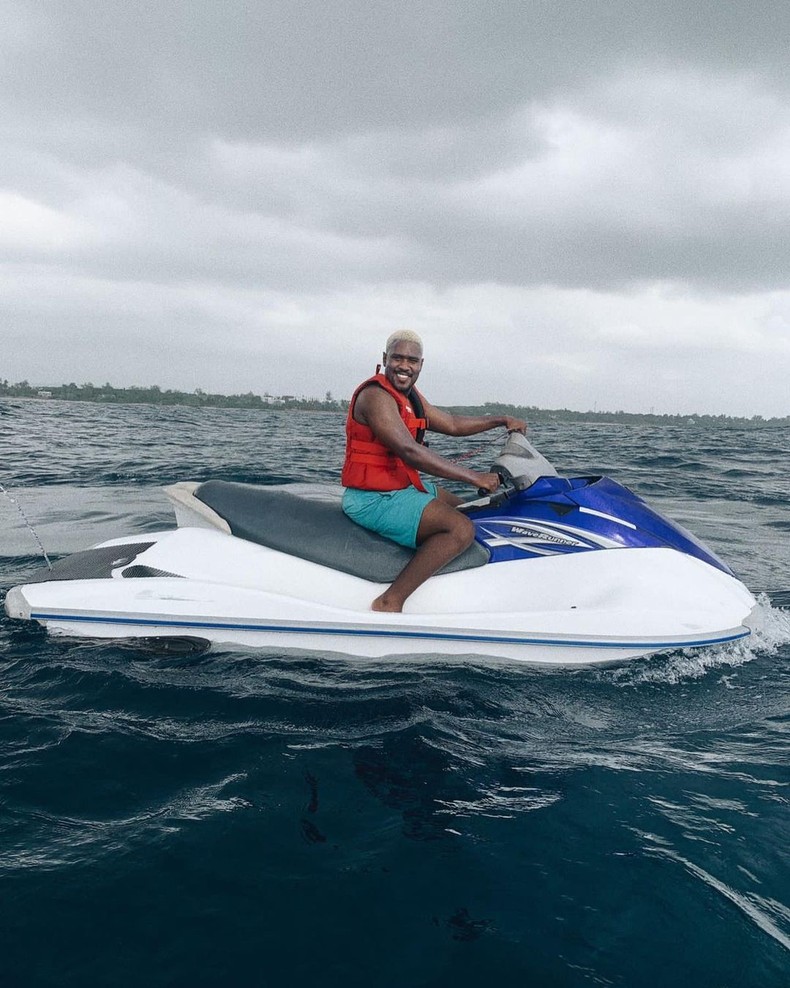 In their week long trip, the two love birds enjoyed a stunning stay in Ukunda but also had a packed itinerary which included jet skiing