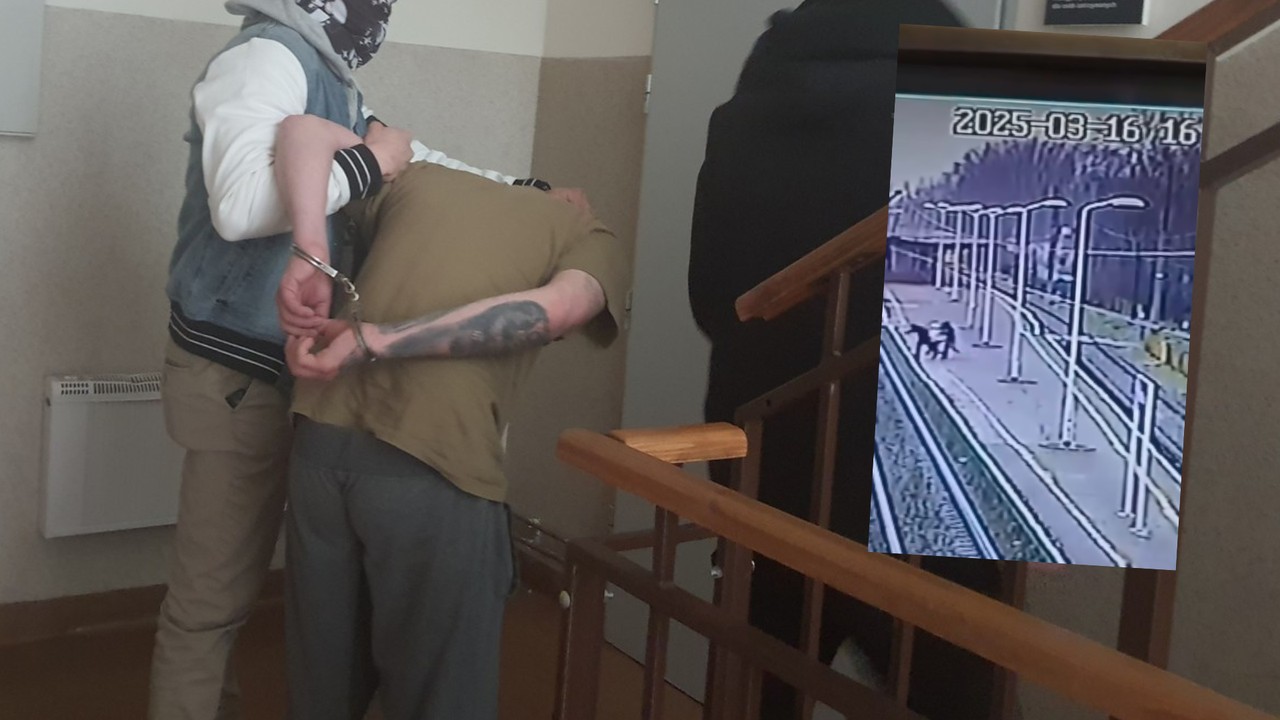 Rzucili 15-latka na tory. Dramatyczne nagranie z dworca w Koszalinie