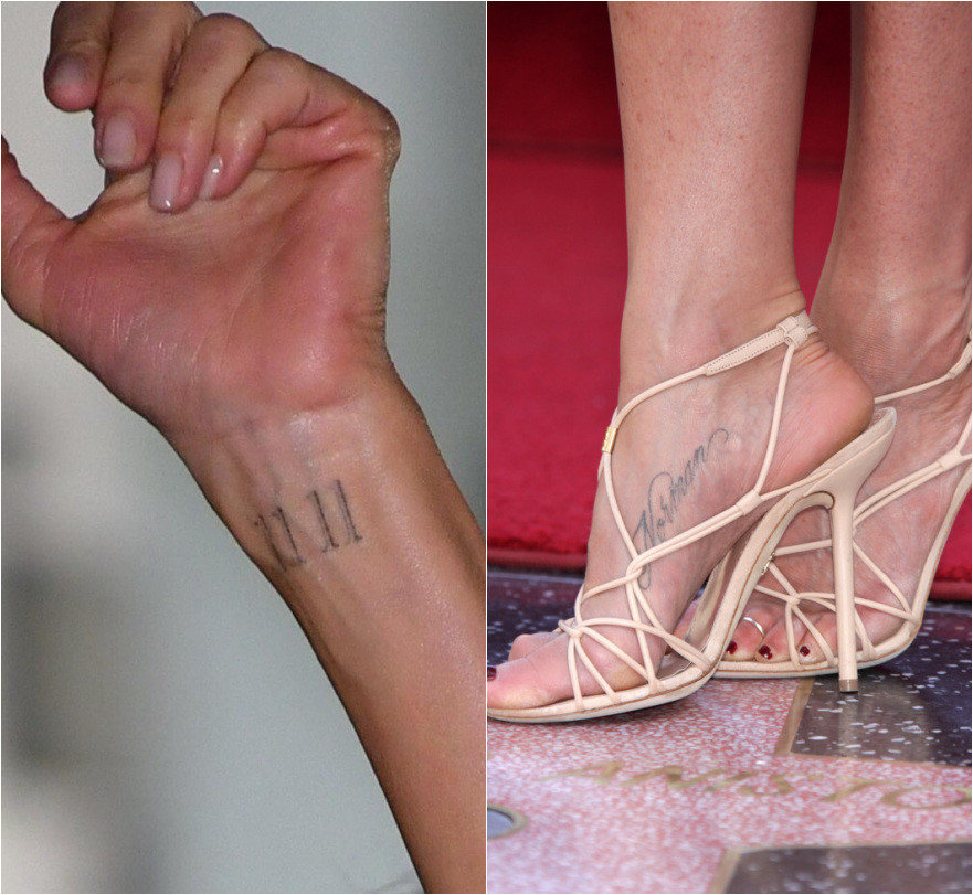Symbolika tatuaży gwiazd: Jennifer Aniston