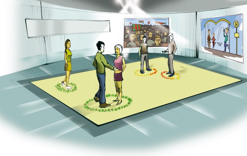 Na parkiecie będziemy mogli sprawdzić, jakie są nasze osobiste granice zbliżenia się z drugim człowiekiem