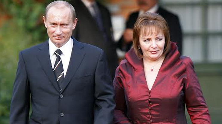 Putyin elnök és volt felesége, Ljudmilla /Fotó: AFP