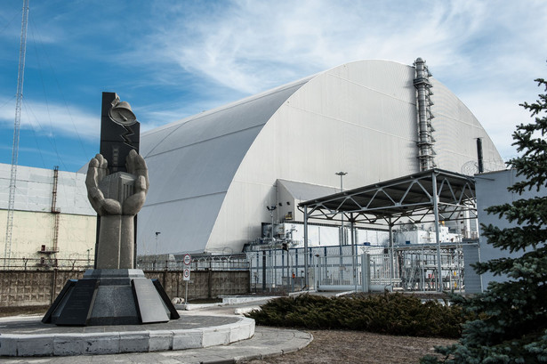 Sarkofag wokół reaktora w Czarnobylu