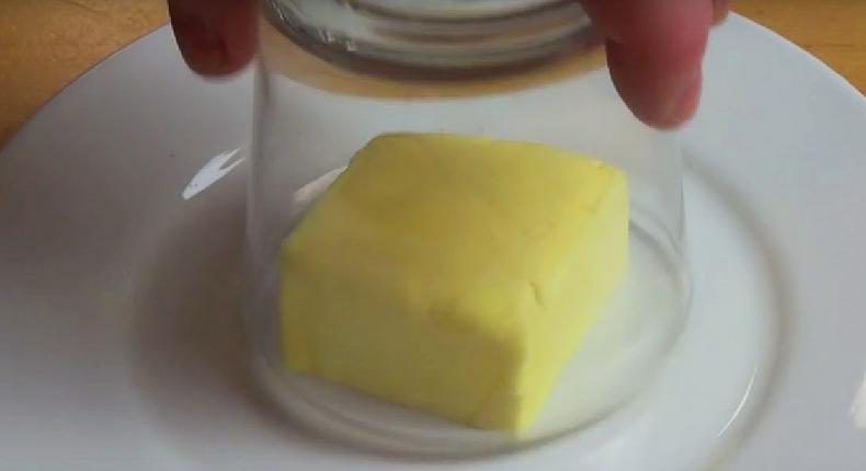 Softening butter