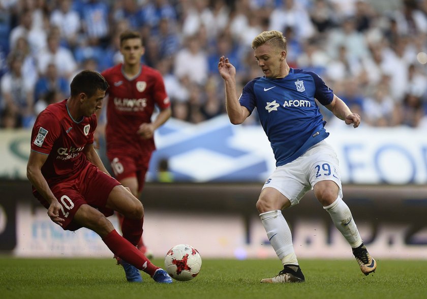 Pilka nozna. Ekstraklasa. Lech Poznan - Piast Gliwice. 30.07.2017