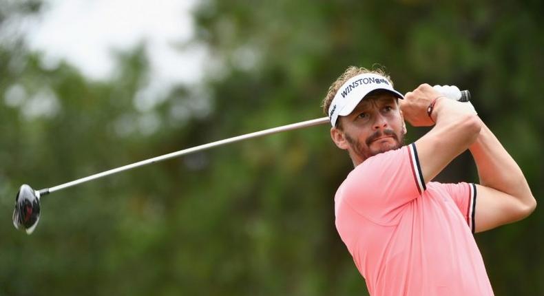 Joost Luiten of the Netherlands during a practice round prior to the 2017 PGA Championship at Quail Hollow Club on August 9, 2017 in Charlotte, North Carolina