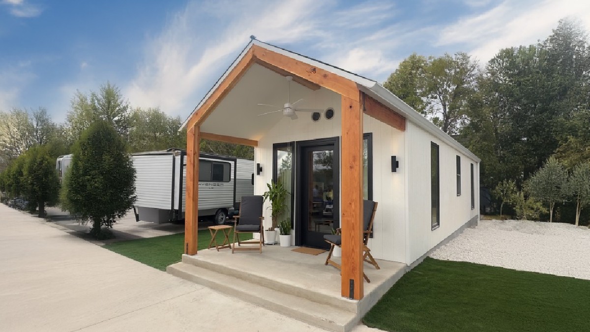 Cum arată casa de 34 de metri pătrați concepută pentru persoanele fără adăpost, construită de IKEA în SUA