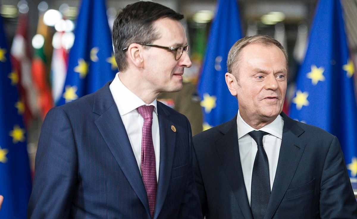 Mateusz Morawiecki i Donald Tusk