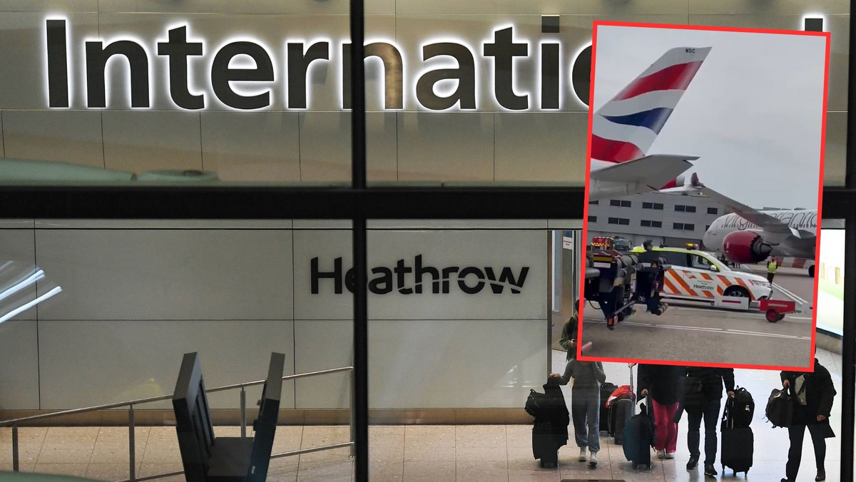 Dwa samoloty zderzyły się skrzydłami na płycie lotniska Heathrow
