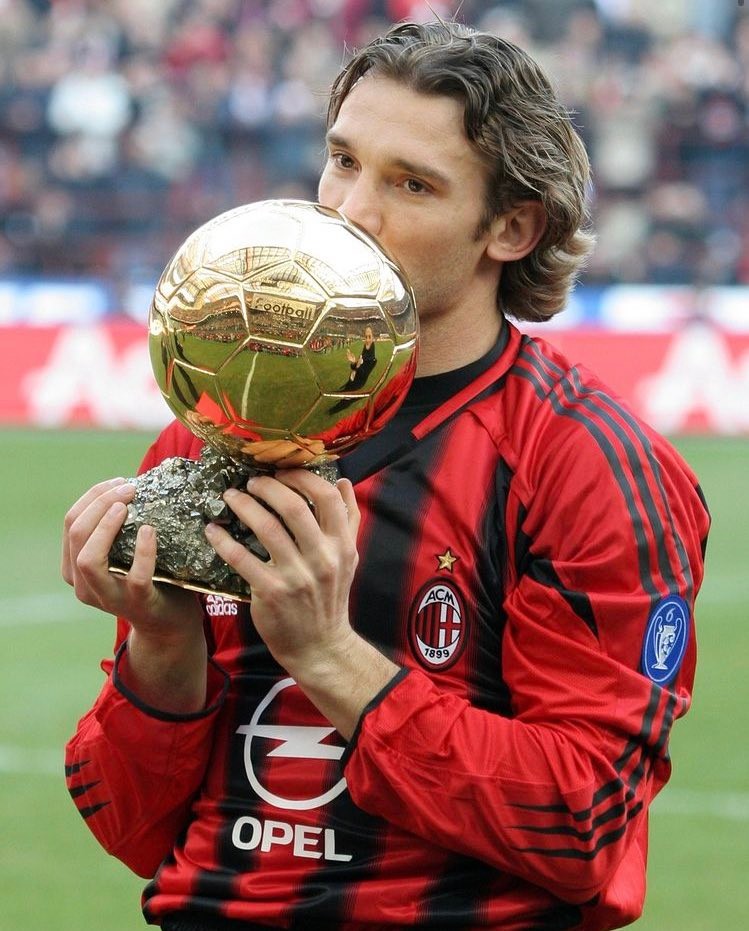 Andriy Shevchenko won the Ballon d'Or in 2004
