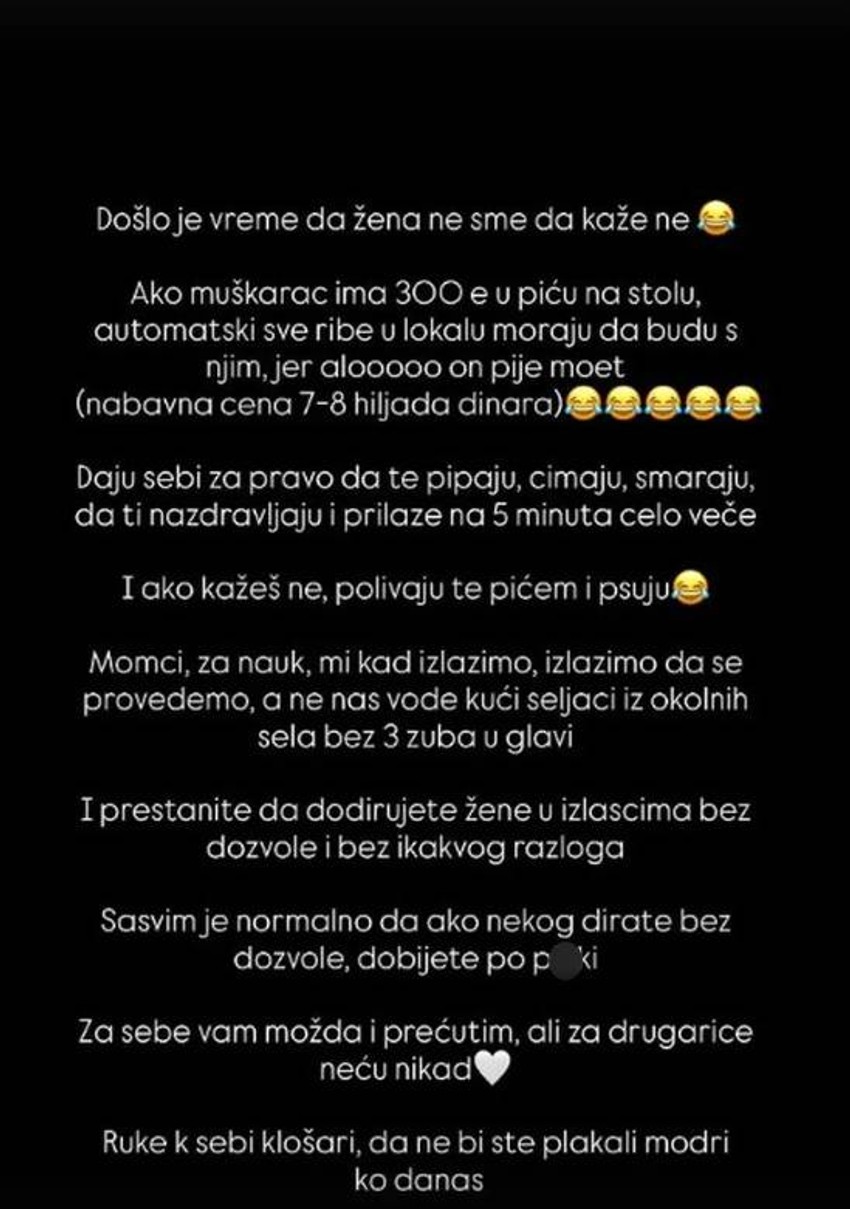 Tara Simov, napravila napravila haos u klubu: "Nemoj da plačete modri"