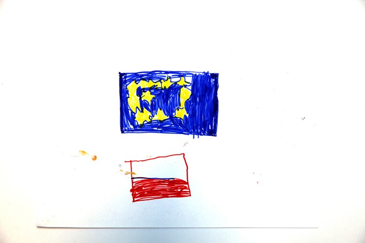 Autor rysunku: Piotr Czerwonka, lat 7