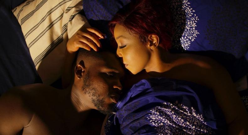 Nonso Bassey and Rita Dominic play love interests in 'La Femme Anjola' [Instagram/ @nonsobassey]