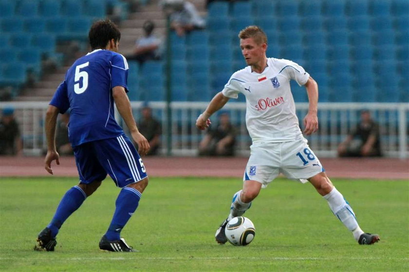 Inter Baku - Lech Poznań 0:1 w II rundzie eliminacji Ligi Mistrzów. Gola strzelił Artur Wichniarek