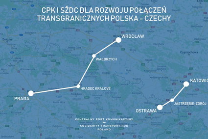 CPK chce 1,5 mln euro na nową trasę kolejową