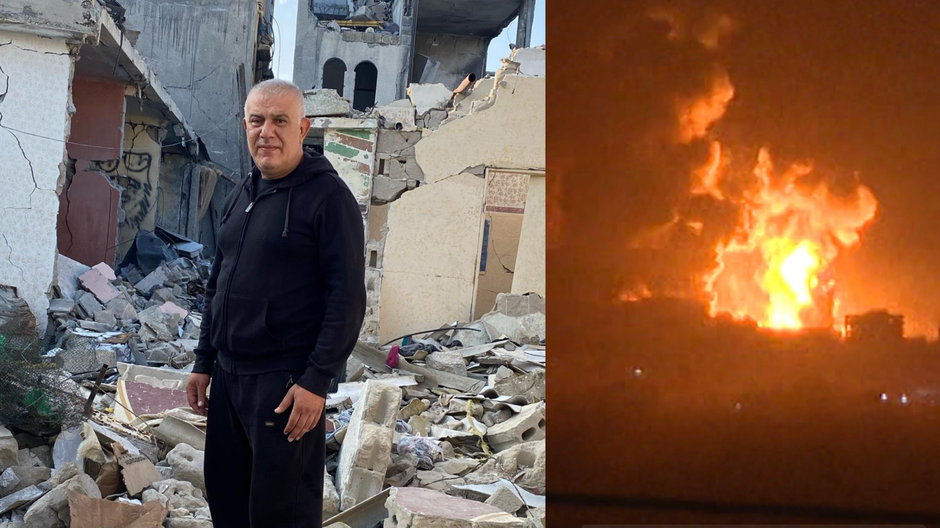 Tarek Abo Saeid na gruzach w Strefie Gazy