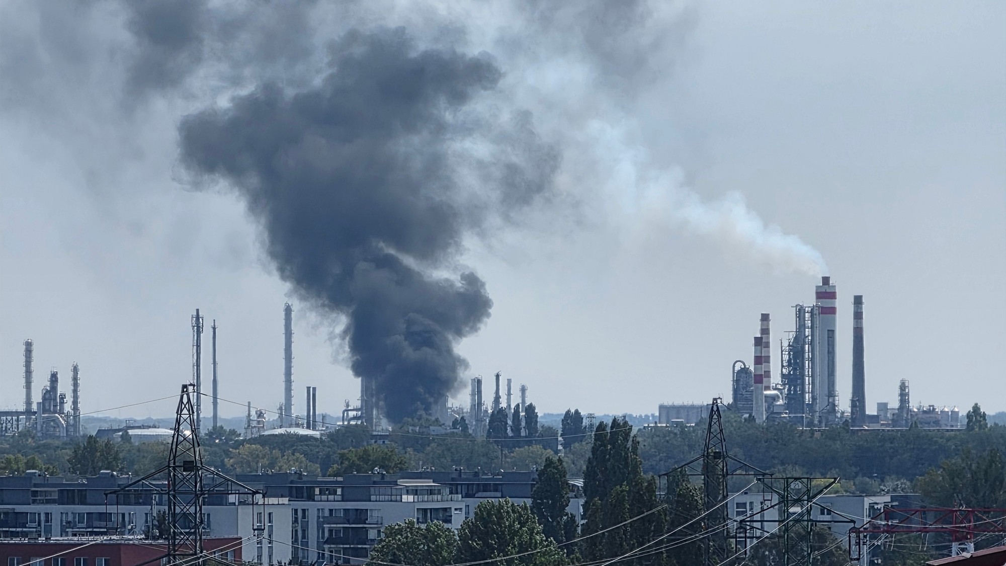 Požiar v Slovnafte, 7. august 2026