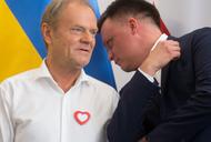 Donald Tusk i Szymon Hołownia