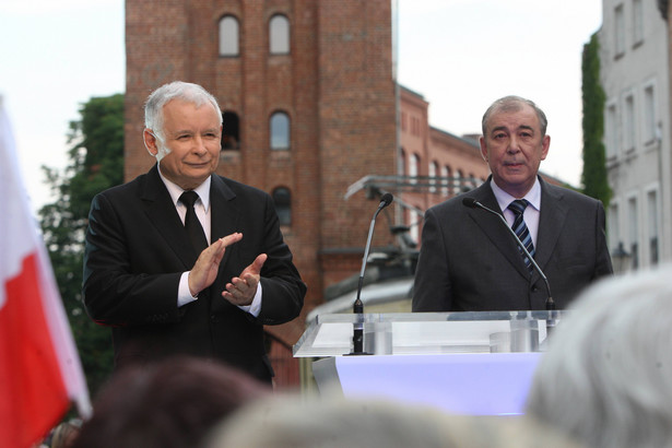 Jarosław Kaczyński w Elblągu