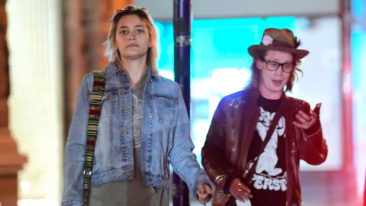 Macaulay Culkin i Paris Jackson w drodze do klubu