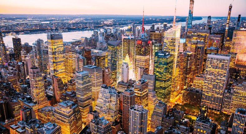 Midtown Manhattan.Alexander Spatari/Getty Images