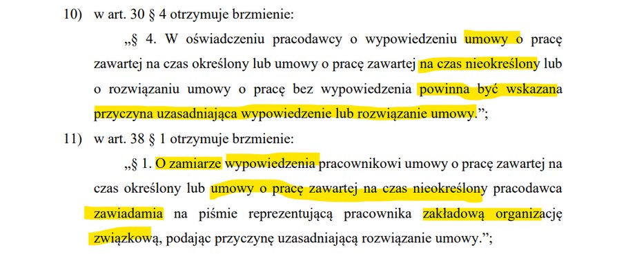 Te przepisy nowelizacji Kodeksu pracy dają lepszą ochronę zatrudnionym na czas określony