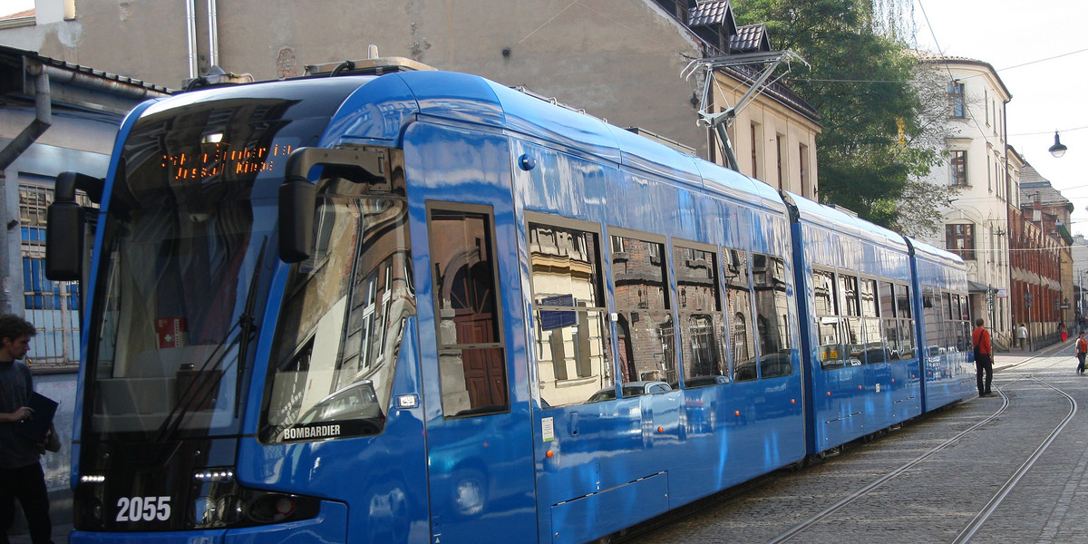 BOMBARDIER NGT8 nowy tramwaj w Krakowie