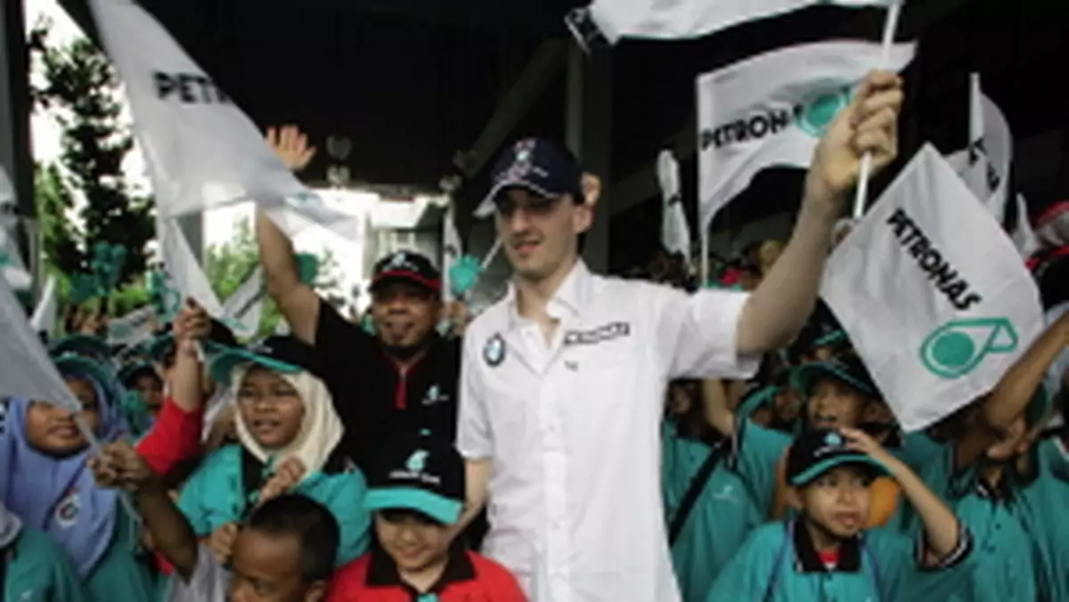 Grand Prix Malezji 2008: Robert Kubica - uwielbiam wyzwania
