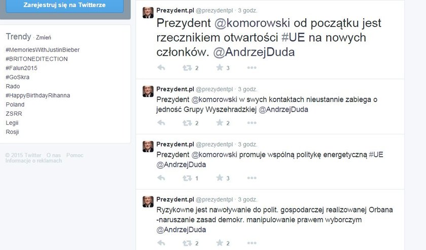 Twitter PrezydentPl