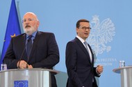 Mateusz Morawiecki, Frans Timmermans