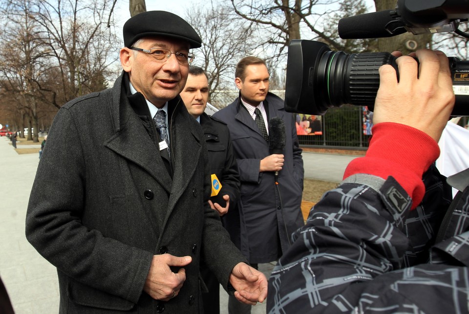 WARSZAWA KPRM PROTEST NSZZ SOLIDARNOŚĆ EMERYTURY