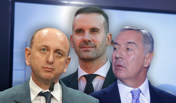 Milan Knežević Milojko Spajić Milo Đukanović  