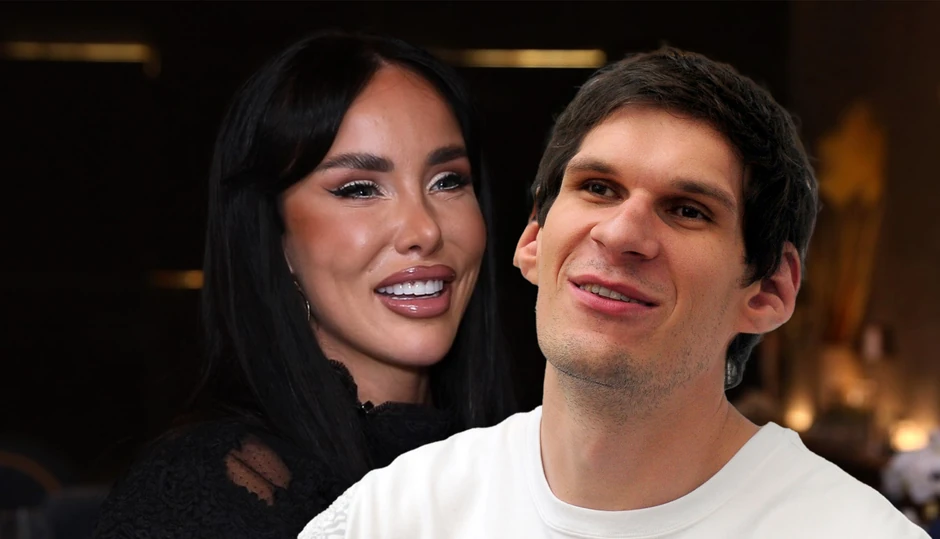Aleksandra Subotić u zagrljaju Bobija Marjanovića