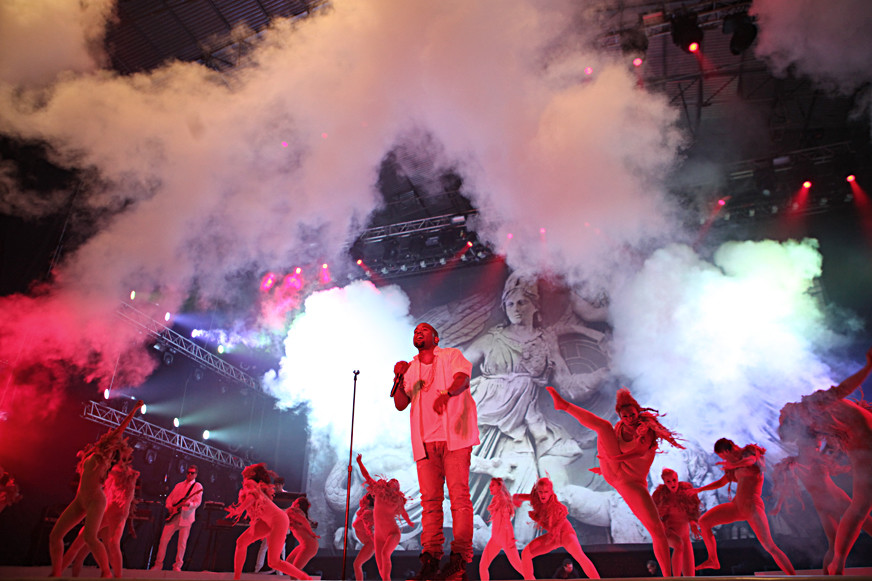 Kanye West na Coke Live Music Festival 2011 (fot. Joanna Combik/Onet.pl)