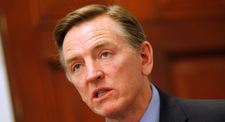 Representative Paul Gosar (R-AZ) speaks at a news conference on January 7, 2016.
