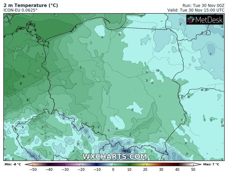 Od zachodu zacznie się ocieplać