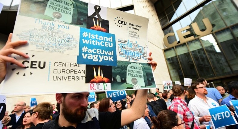 Budapest's Central European University (CEU), long eyed with suspicion by Hungarian Prime Minister Viktor Orban as a hotbed of liberalism, has warned it may have to close as a result of legislation targeting foreign-registered universities