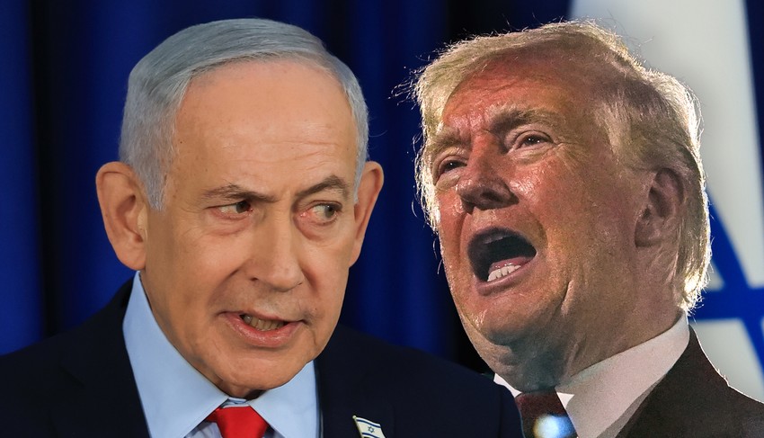 Donald Tramp i Benjamin Netanjahu 