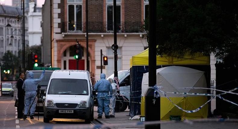 London police say three discharged from hospital after knife attack