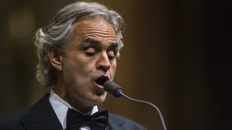 Andrea Bocelli joggal büszke fiára/ Fotó: MTI-Szigetváry Zsolt