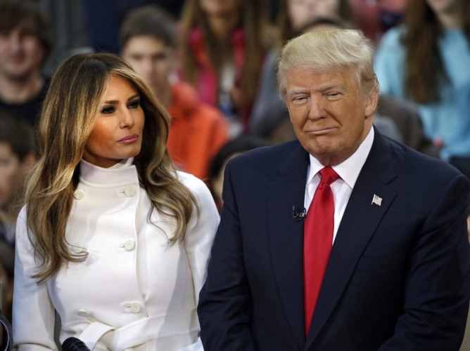 Melanie i Donald Trumpowie