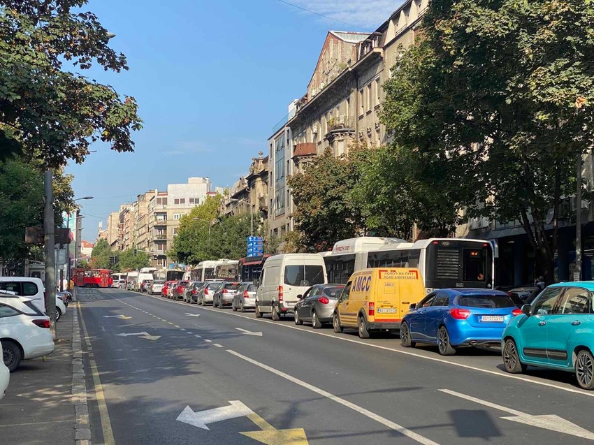 Gužve Bulevar despota Stefana