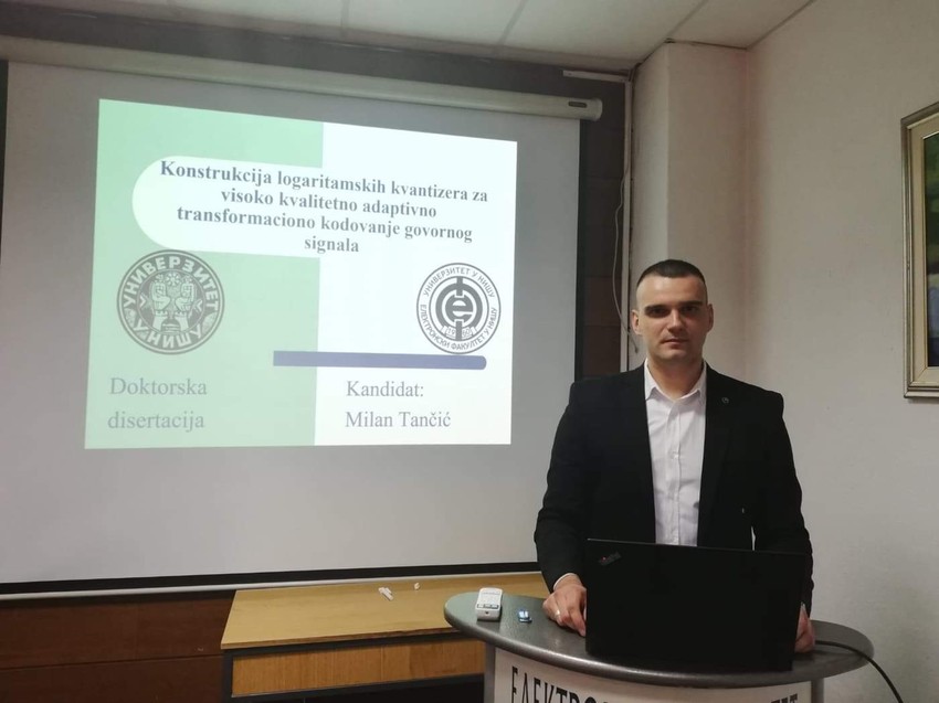 Milan Tančić, doktor nauka, Pirot