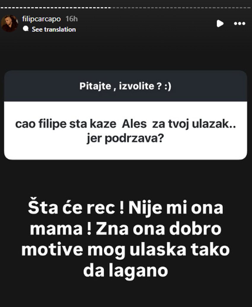 Evo da li će Filip Car moći da viđa ćerku u Eliti 10, a ovako priča o Aleksandri