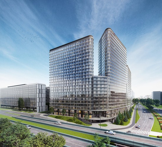 Na piętnastu piętrach Bliska Wola Tower zaprojektowano lokale biurowe oraz apartamenty na wynajem (lokale aparthotelowe). Żeby zapewnić najemcom komfort użytkowania, ta część budynku będzie oddzielona od części mieszkalnej – będzie mieć osobne wejście, windy oraz recepcję, która spełniać będzie funkcję kontroli dostępu.