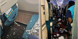 Silne turbulencje na pokładzie samolotu Qatar Airways: chaos w kabinie i pasażer wyniesiony na noszach